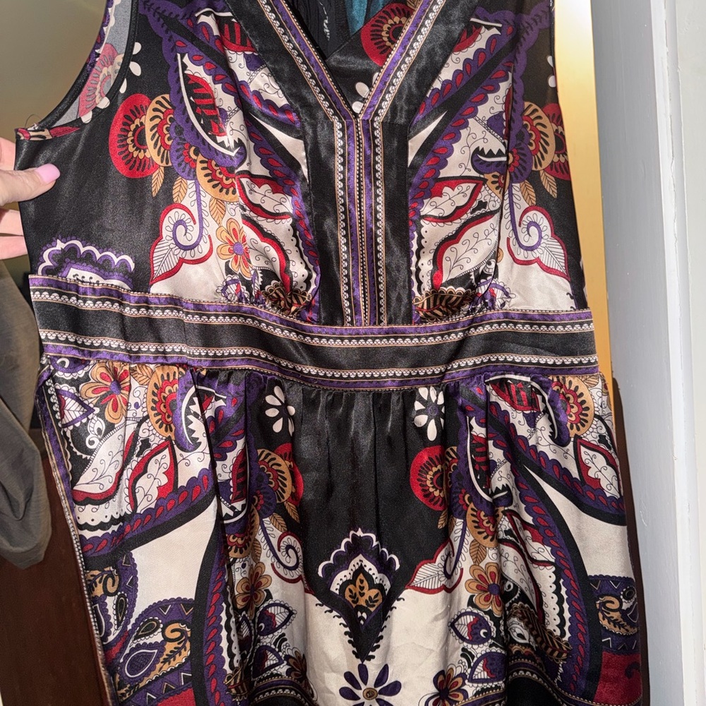 Lane Bryant Multicolor Paisley top